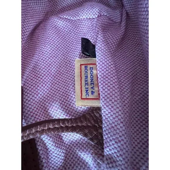 Dooney & Bourke Women Brown Peeble Leather Zip Closure Clutch Shoulder Hobo Bag - Picture 11 of 15